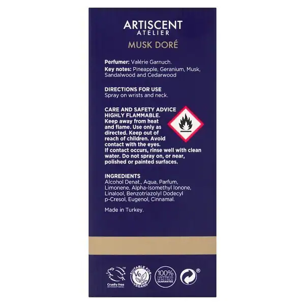 Superdrug Artiscent Men Musk Dore EDP 50ml | Tuoksu | Superdrug