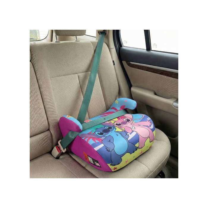 Seggiolino auto Disney Stitch, seggiolino per bambini, rialzo per bambini da 22 a 36 kg, altezza 125-150 cm