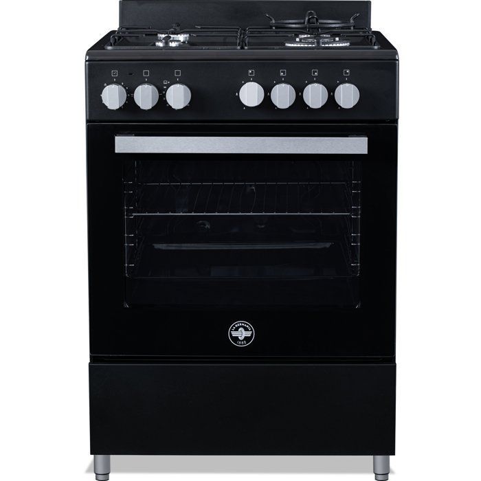 BERTAZZONI LA GERMANIA PIA60GN Cucina a Gas - 4 Fuochi - 10,35 kW - 60 cm - Nero