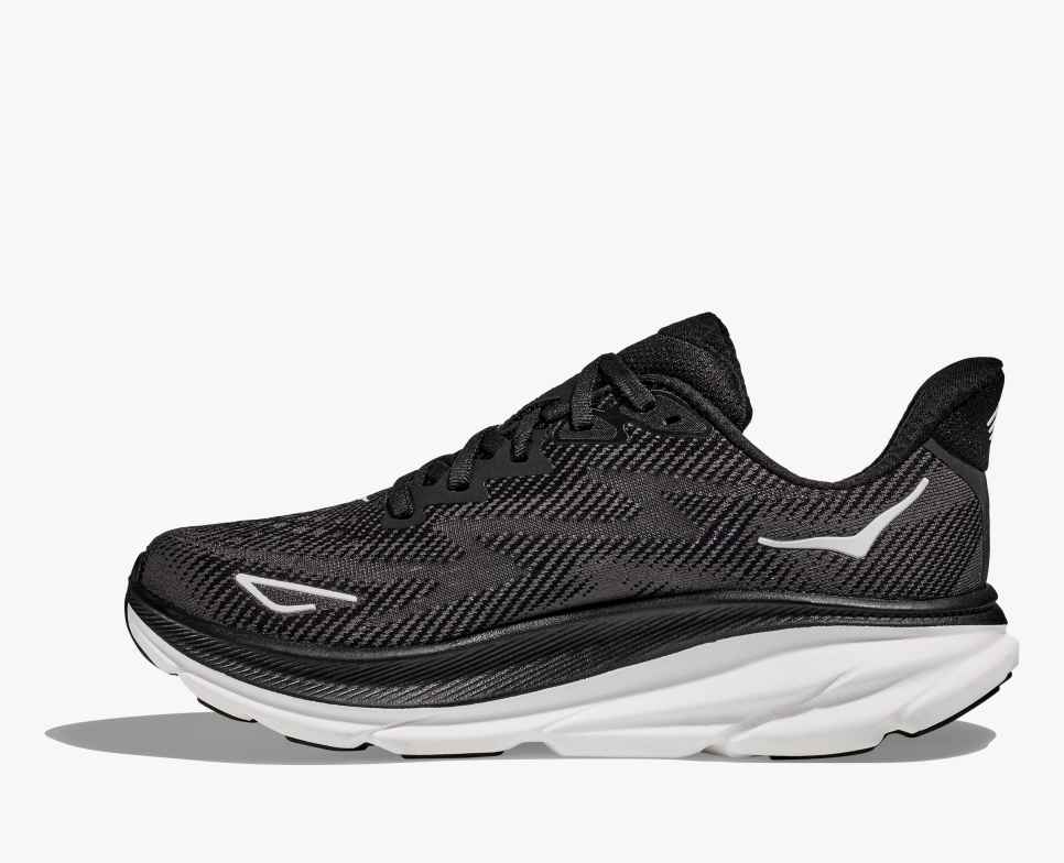 HOKA Clifton 9 Zwart/Wit