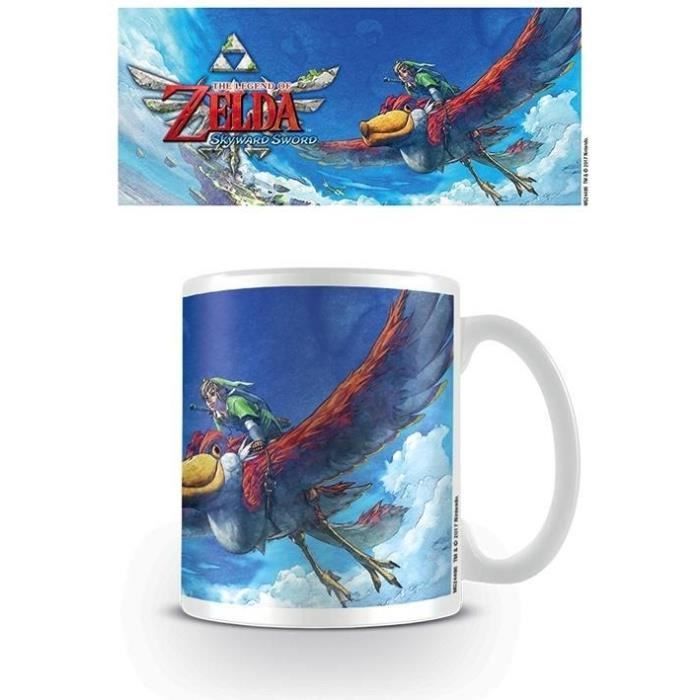 Taza - PIRÁMIDE - Zelda: Skyward Sword - Porcelana - 315 ml - Apta para lavavajillas