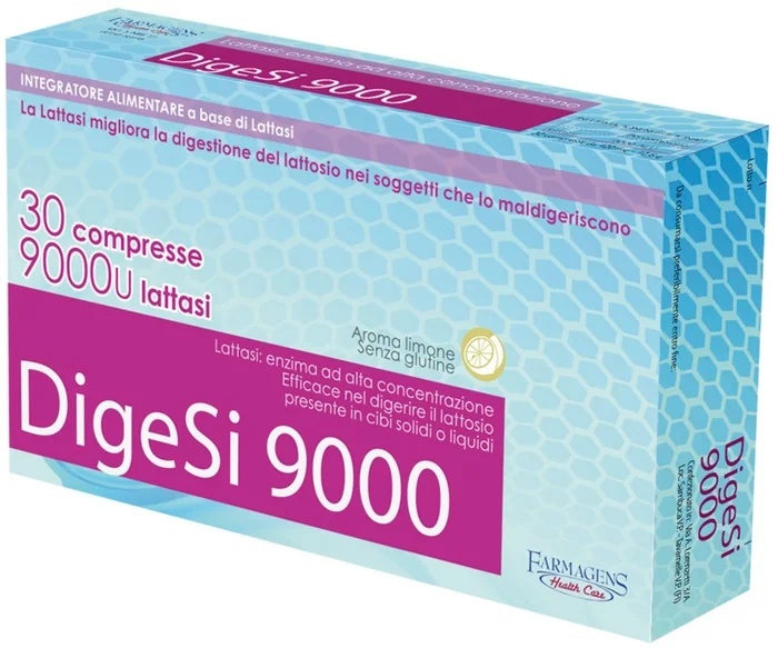 Nahrungsergänzungsmittel Digesti 9000 mit Laktase, 30 Tabletten