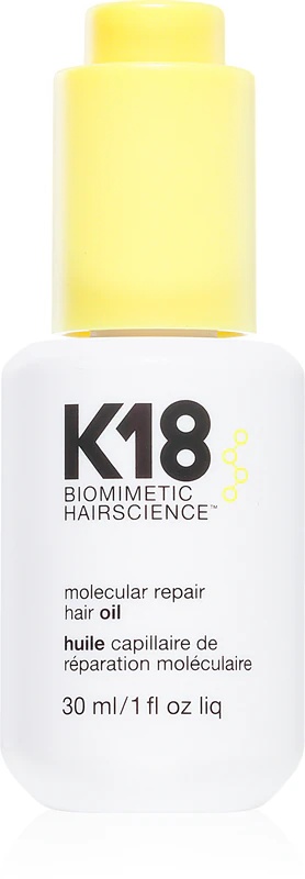K18 Molecular Repair Hair Oil negovalno suho olje za šibke in poškodovane lase