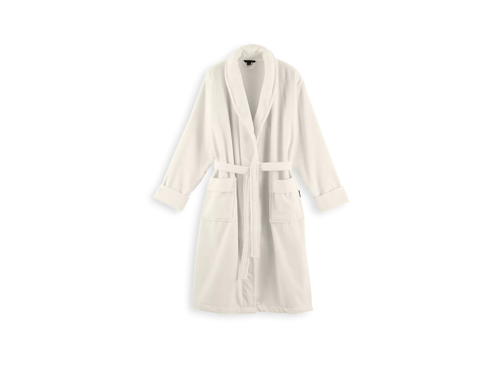 Bata de baño de algodón supersuave para hombre, talla L, color blanco roto.