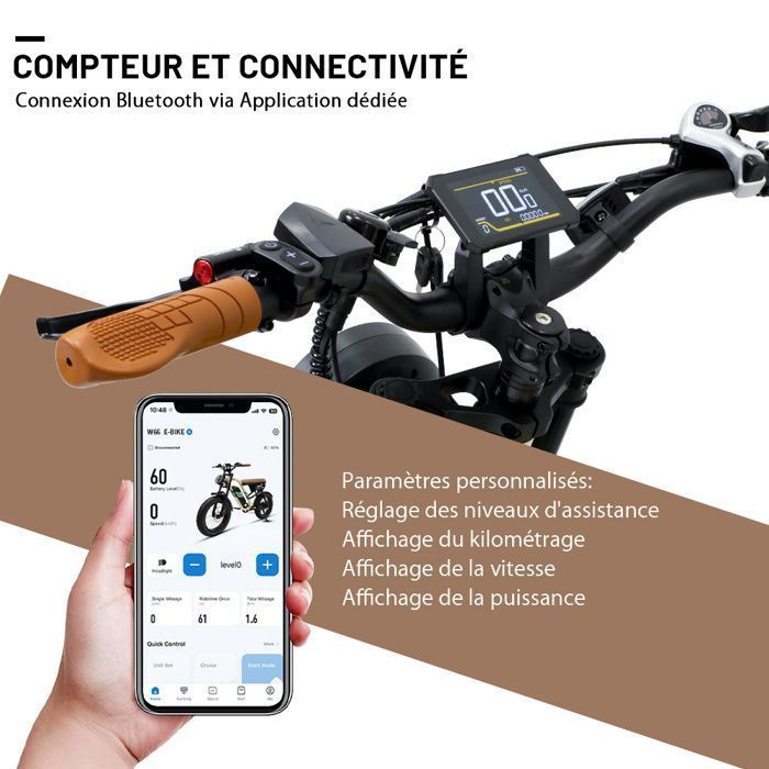 Maxtron W66 -Vélo Électrique VTT 20