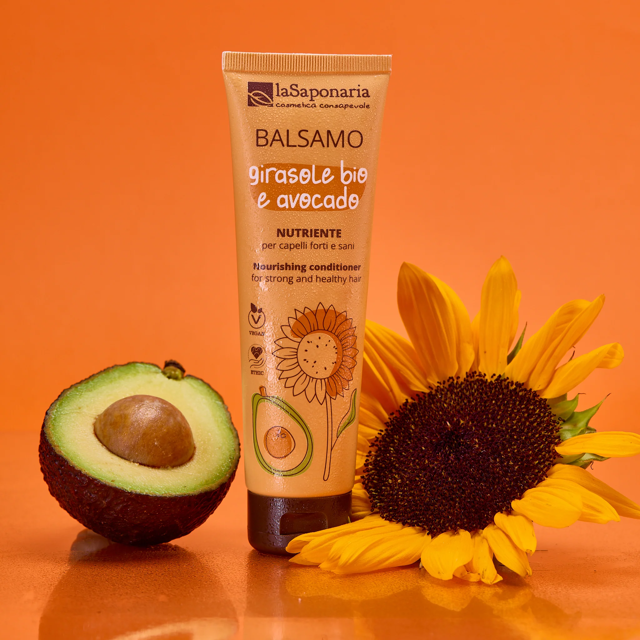 Capelli e Cute Balsamo nutriente - Girasole Bio e Avocado - Balsamo Nutriente Capelli