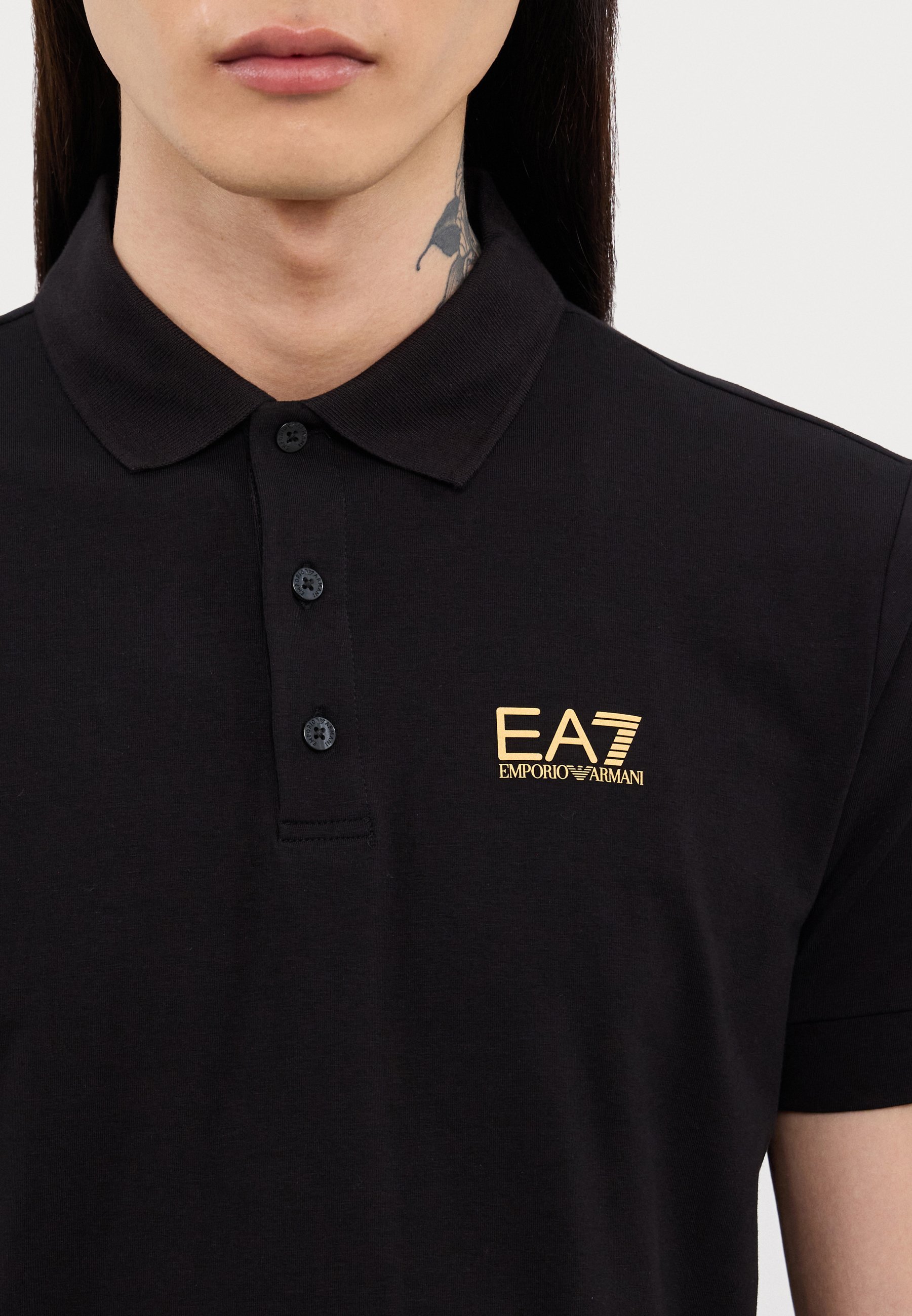 EA7 Emporio Armani TRAIN CORE - Poloshirt - schwarz