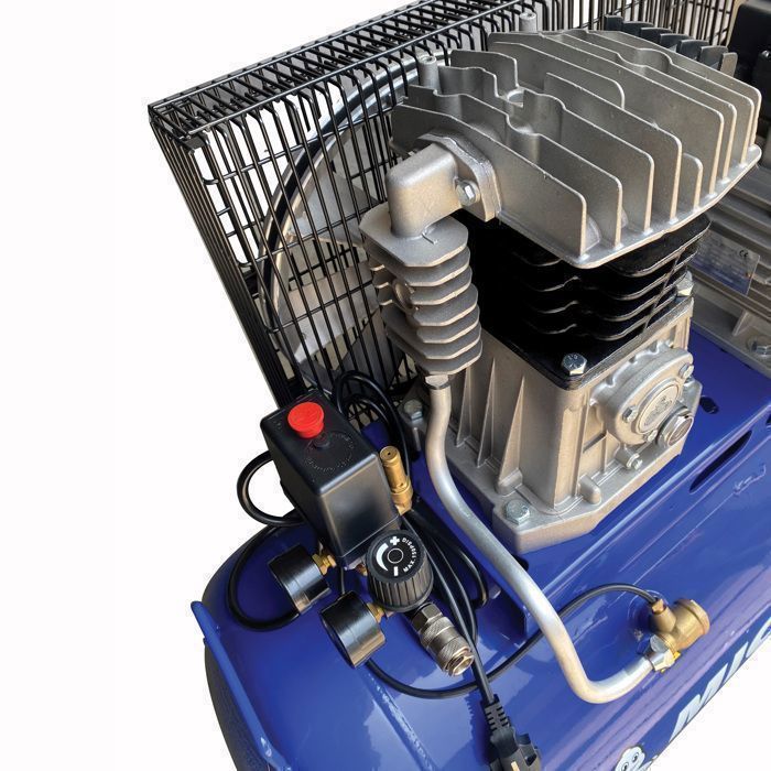 MICHELIN 100L tweecilinder gietijzeren compressor 3 pk 10 bar