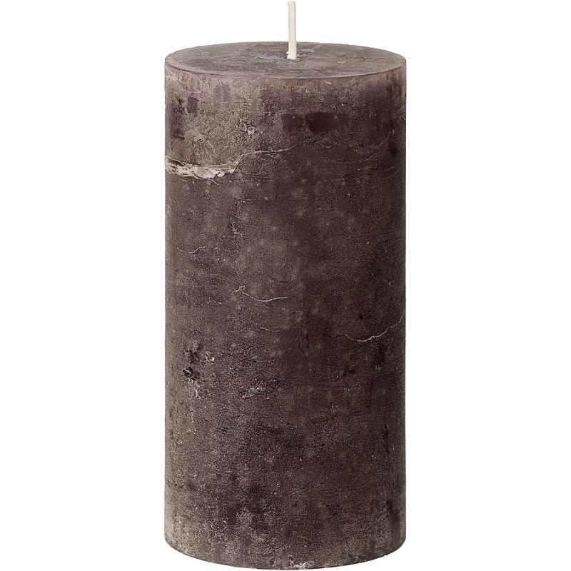 Vie Home Würfelkerze 12 cm ø 6 cm rustikal