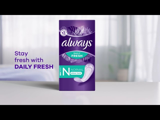 AlwaysDailyFreshNormalWrappedPantyLinersx20