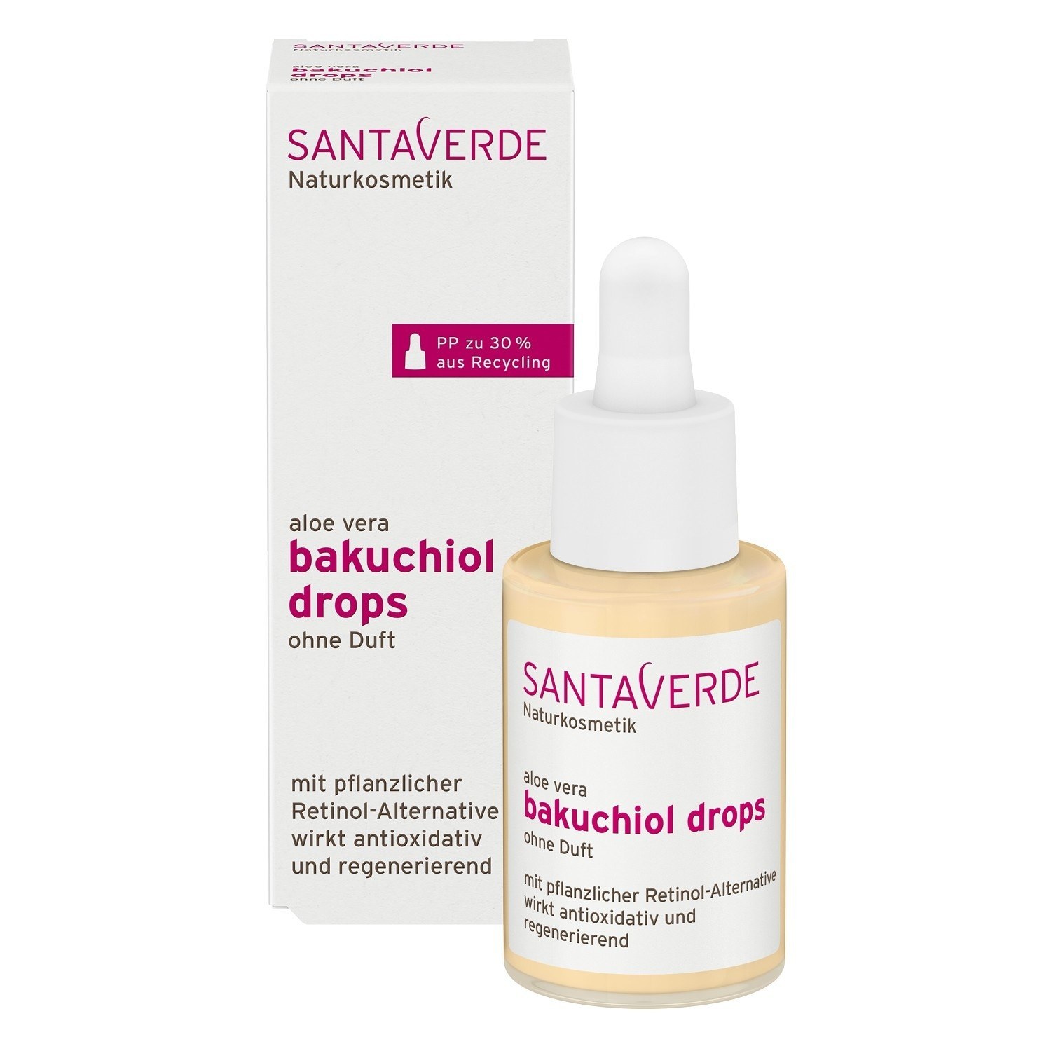 Santaverde serum protiv starenja Bakuchiol kapi – 30 ml