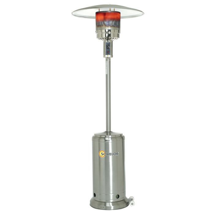 Calentador portátil de gas propano SOVELOR BRASILIA MI - Gris - 20 m2 - Control de llama