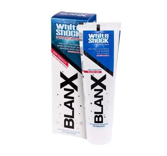 Blanx White Shock Instant White nieabrazyjna pasta do zębów 75 ml