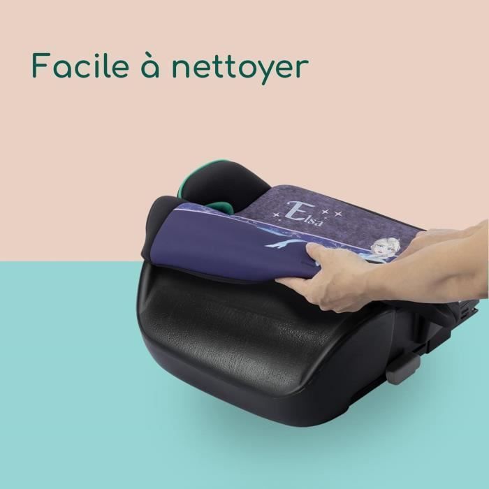 Seggiolino auto rialzato BEBECONFORT DISNEY© Manga i-Fix Elsa Frozen, ISOFIX, da 6 a 12 anni, 22-36 kg, 125-150 cm, autentico