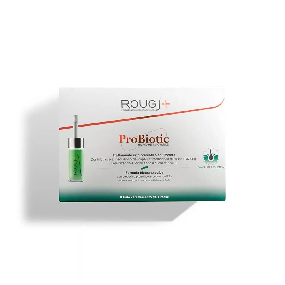 ROUGJ Rougj ProBiotic Anticaspa 8 frascos Tratamento de choque prebiótico contra caspa