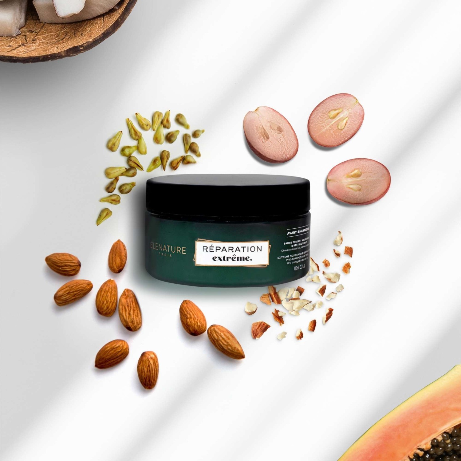 ELENATURE Avant-Shampooing Baume Fondant Nourrissant & Restructurant