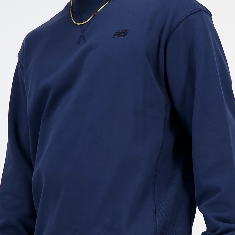 Hanorac de atletism French Terry pentru bărbați - NB BLEUMARIN