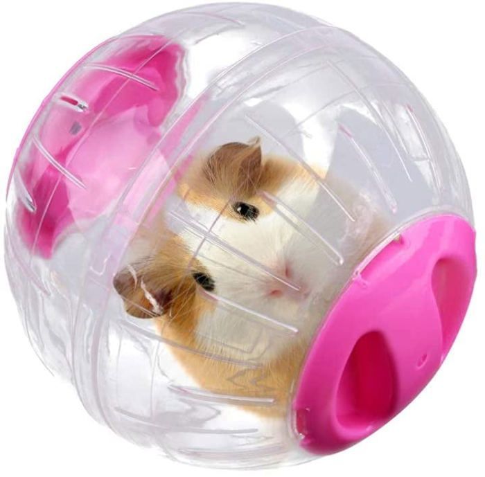 Gymnastikball - KEINER - Hamster - Rosa - Kunststoff - 12 cm