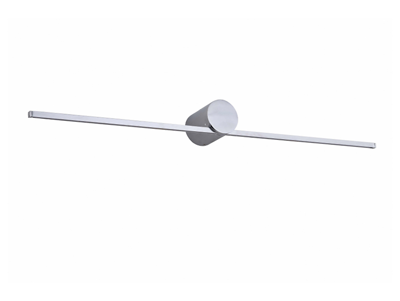 Kinkiet łazienkowy Modern LED metalowy srebrny