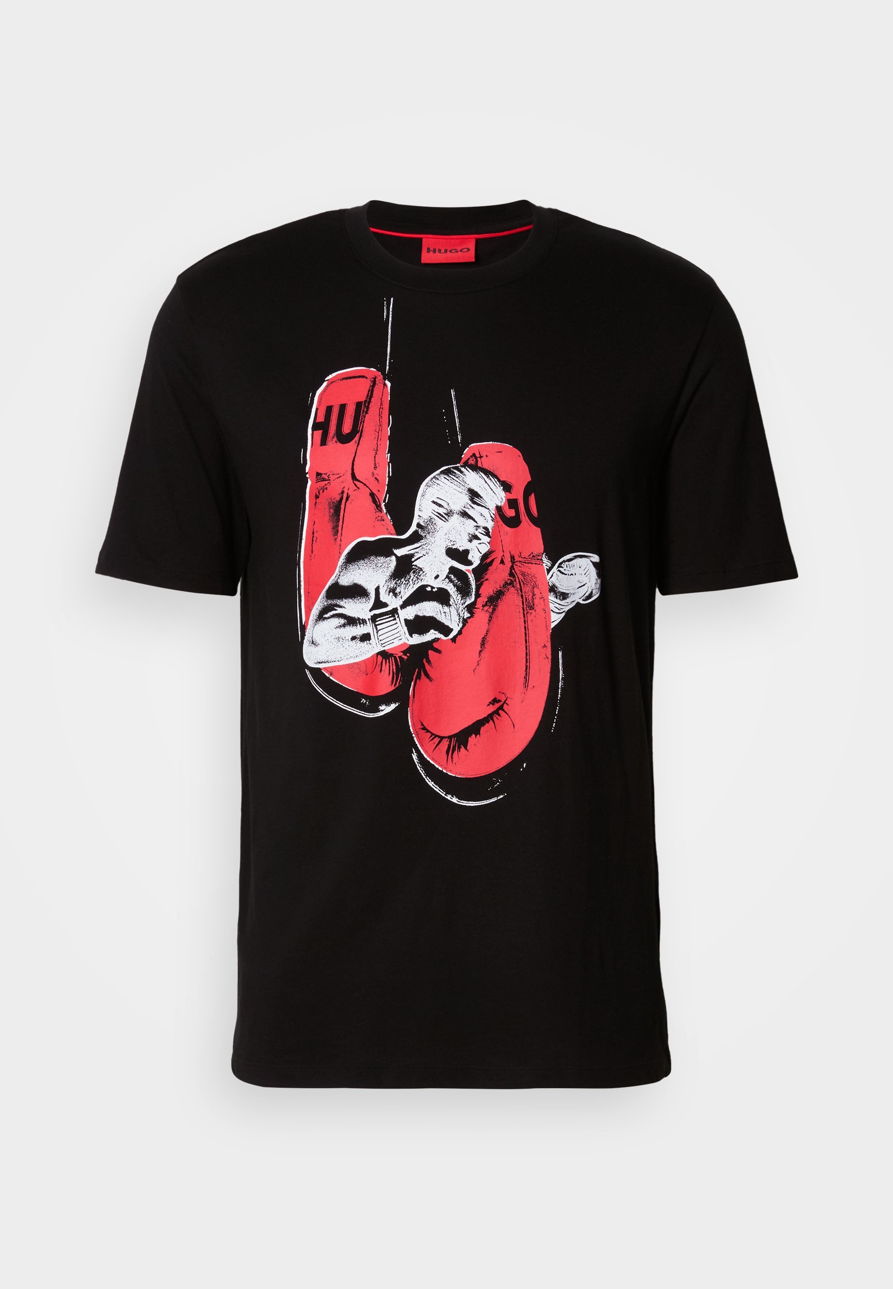 HUGO DIBOXER - Bedrucktes T-Shirt - Schwarz