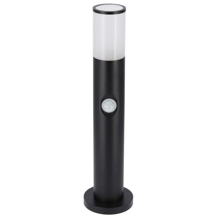 Poste de jardim - Linha Garden EDO - TULIS OV 40 - Detector de movimento PIR - Preto - IP54