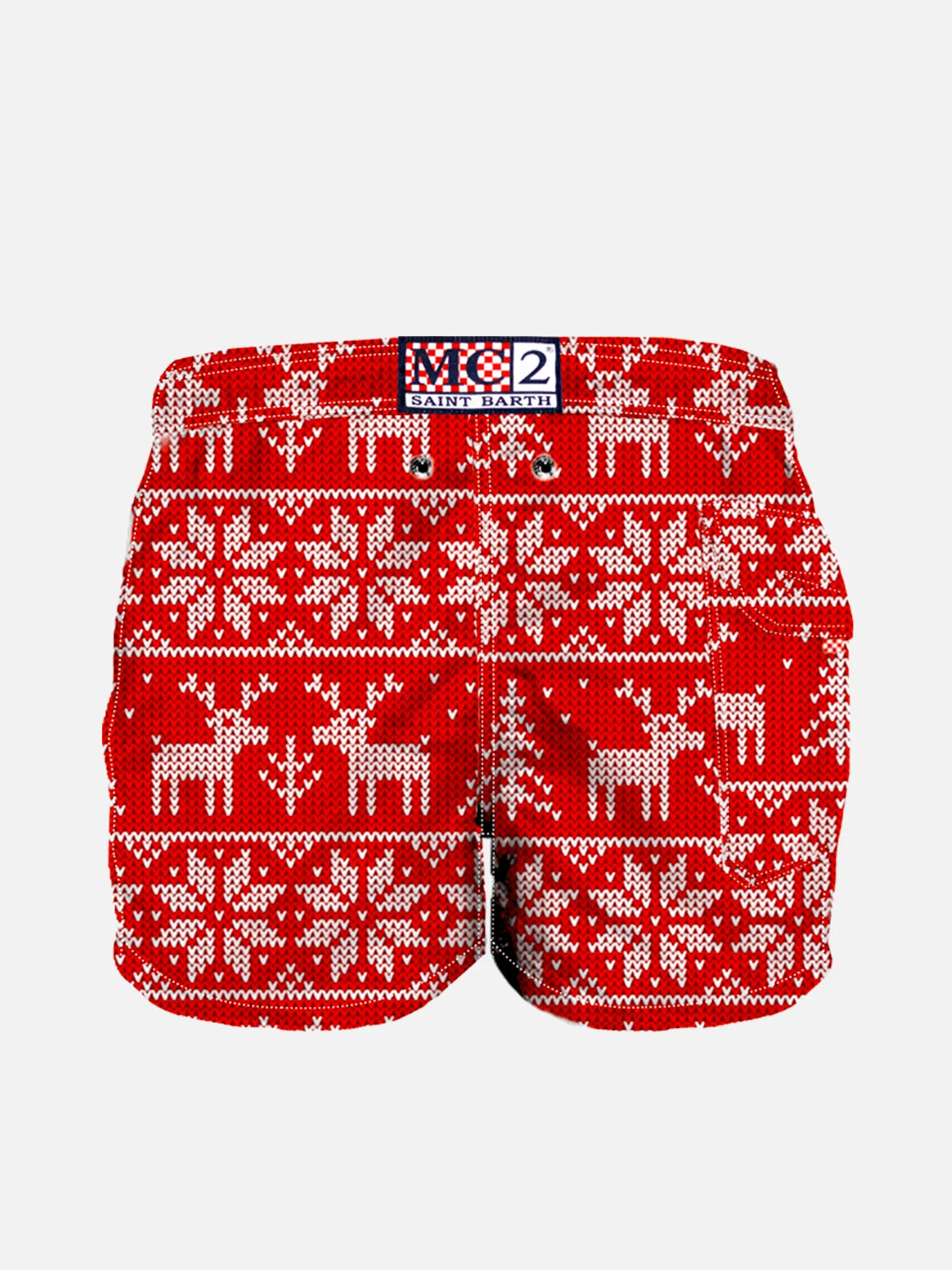 Maillot de bain imprimé rennes pour garçons