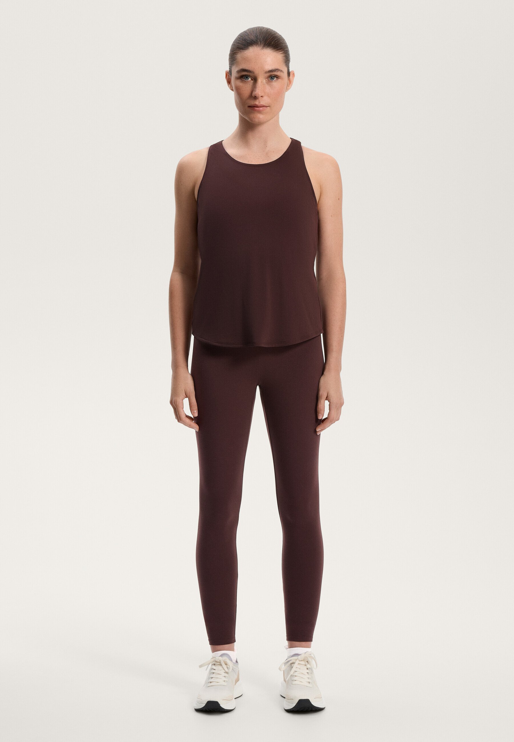OYSHO CROSS-BACK COMFORTLUX - Felső - foltos barna