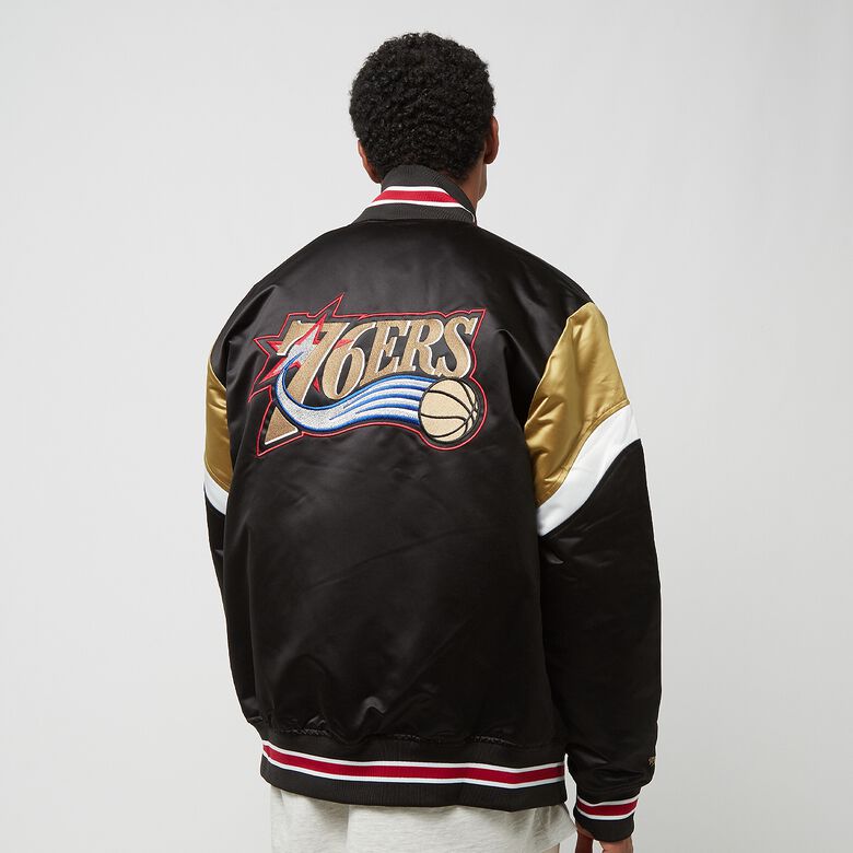 Chaqueta de satén de peso pesado de la NBA, Philadelphia 76ers