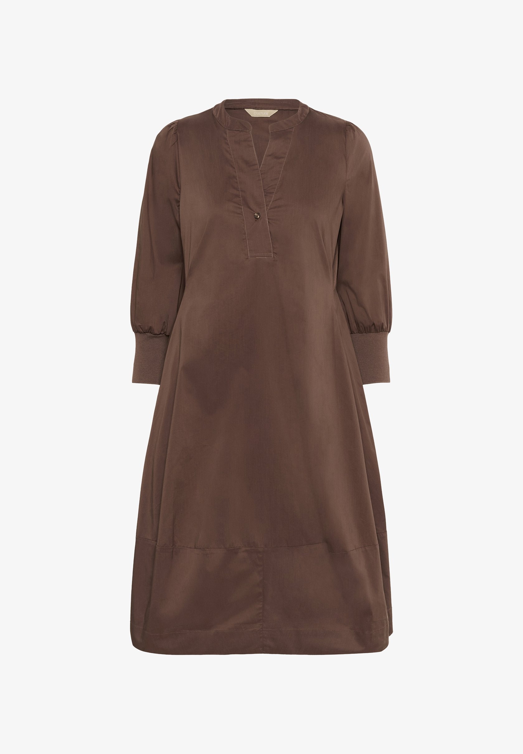Culture ANTOINETT 3/4 SLEEVE - Sukienka koszulowa - cappuccino