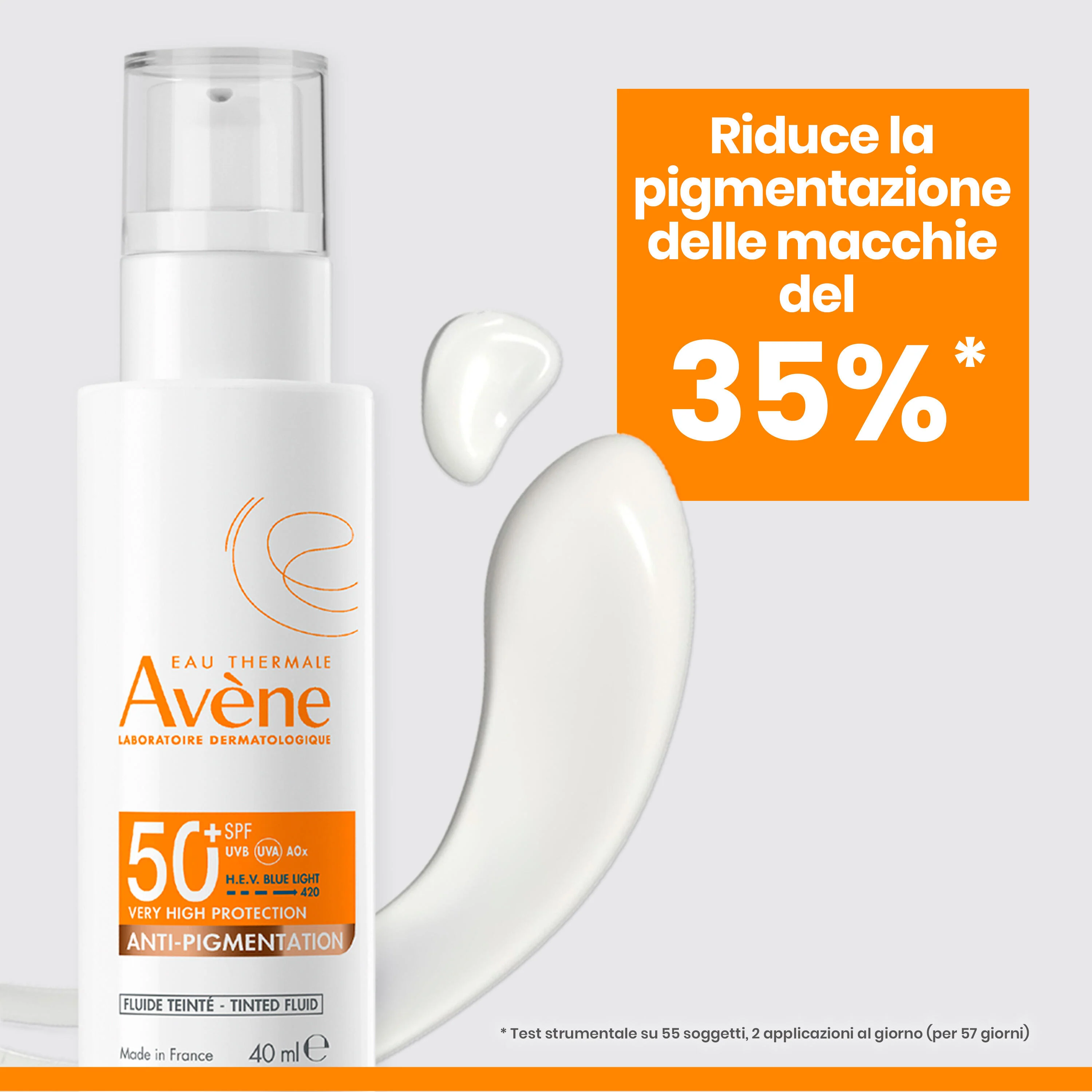 Suncare Fluido Anti-Macchie SPF50+ - Solare viso alta prot.
