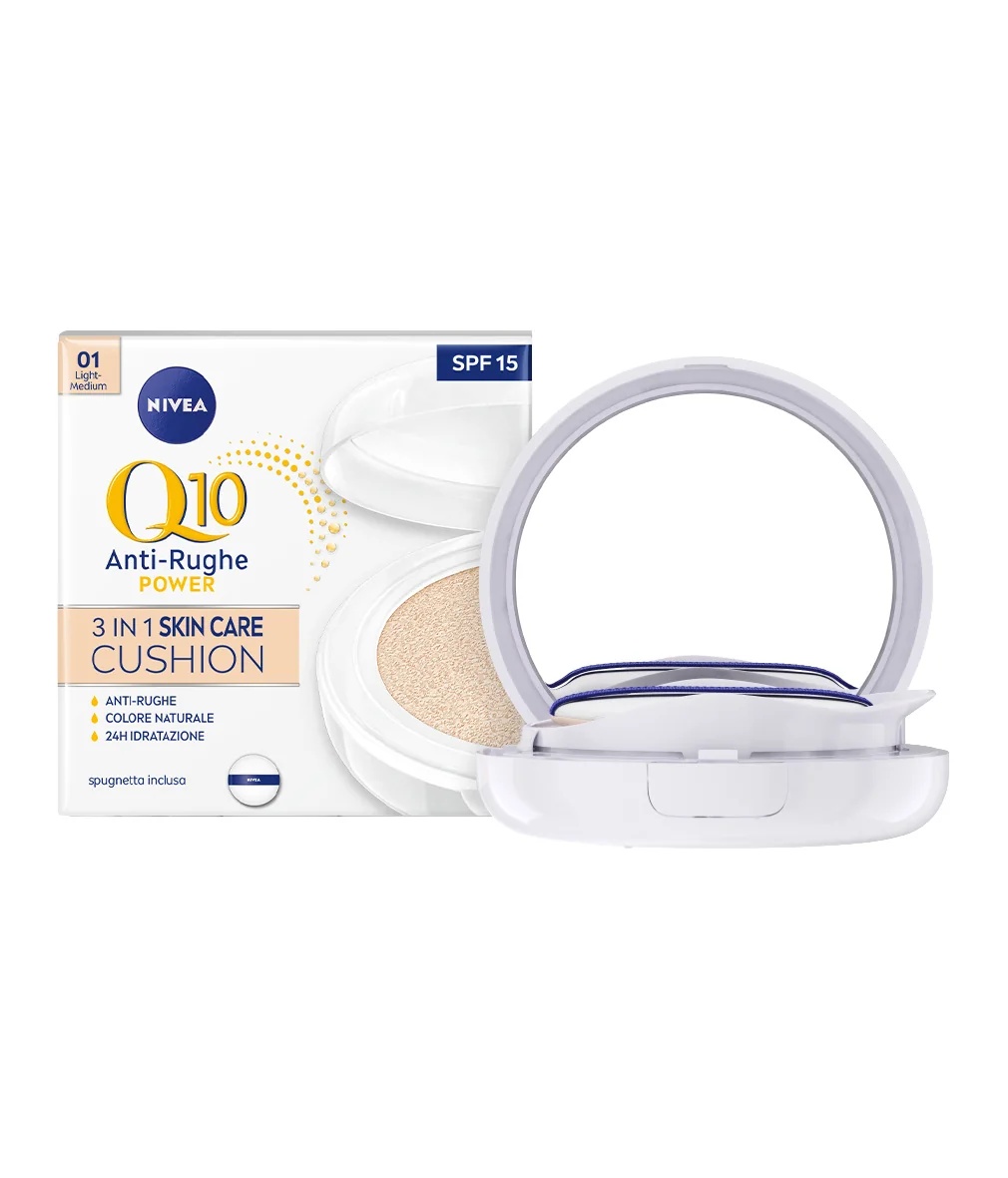 NIVEA Q10 Plus Anti-Age 3-in-1 Skin Case Licht/Medium Anti-rimpel, Hydraterend