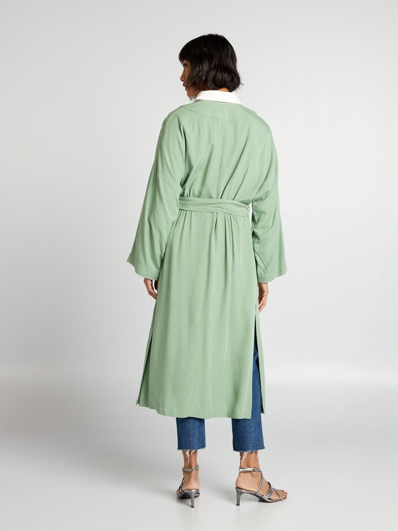 Quimono longo - VERDE