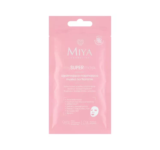 Miya Cosmetics My Super Mask ujędrniająco-napinająca maska na tkaninie 1 sztuka