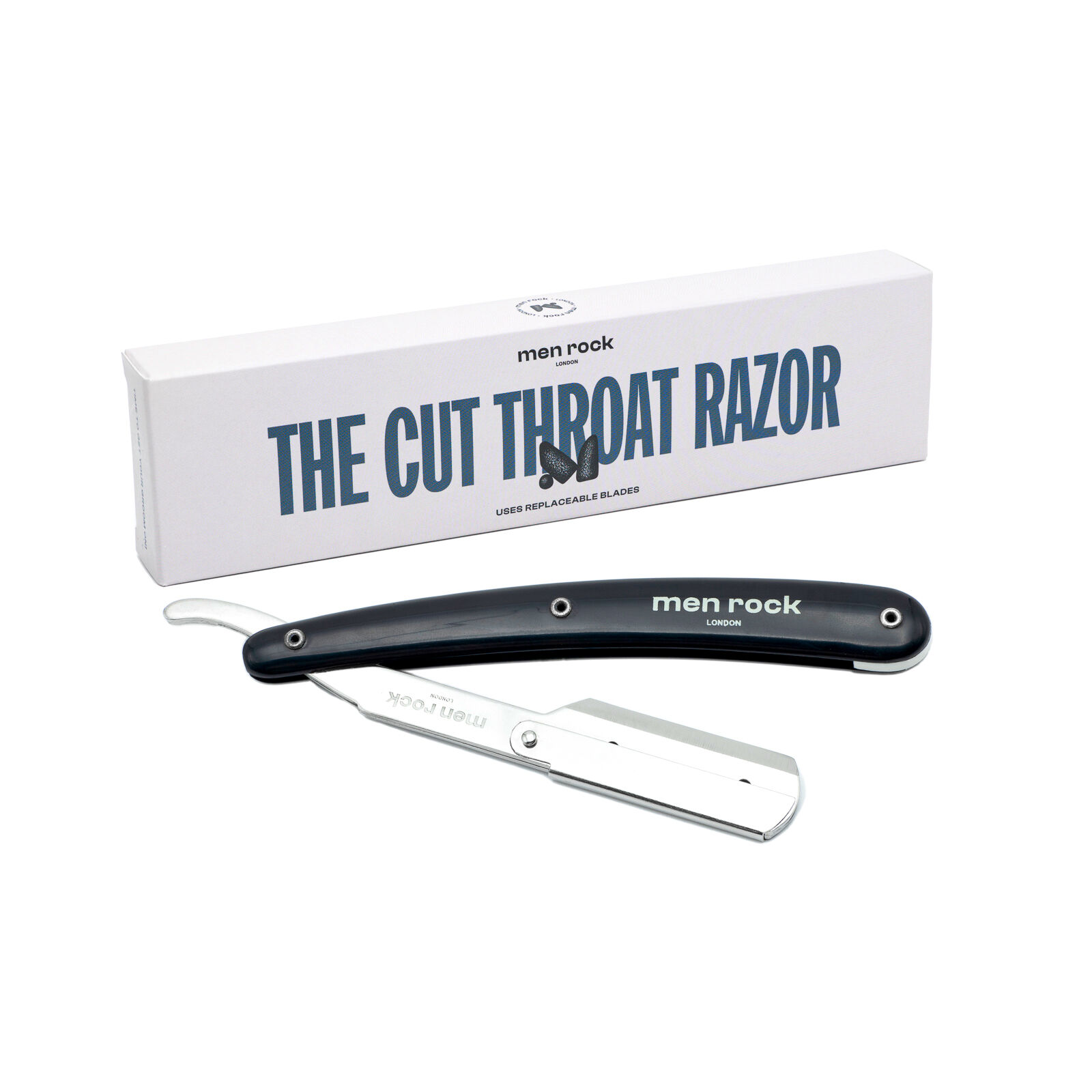 Men Rock Cut Throat Shavette