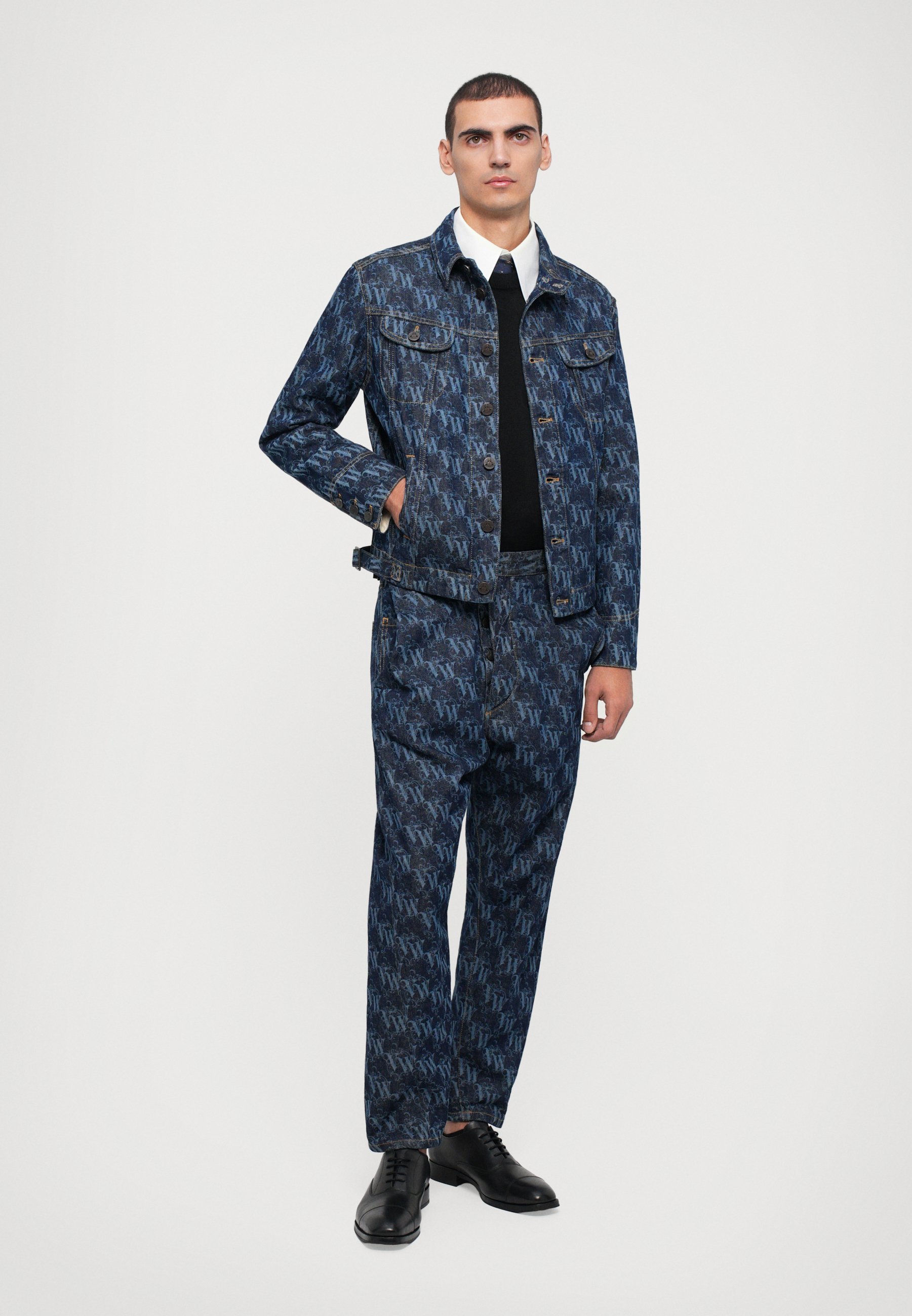 Veste en jean Vivienne Westwood STORMRIDER - Veste en jean bleu foncé