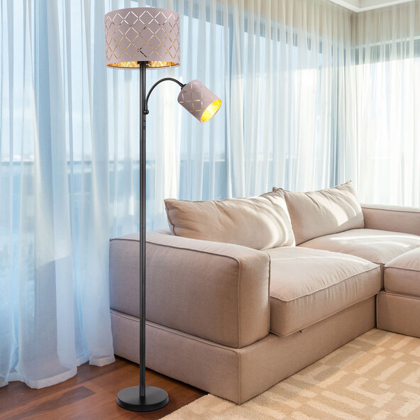 Lampă de podea 15584S4LMDS, inclusiv bec