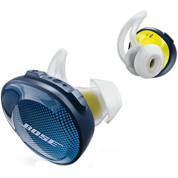 Bose SoundSport Free Wireless Bluetooth In-Ear Headphones with Microphone, Midnight Blue