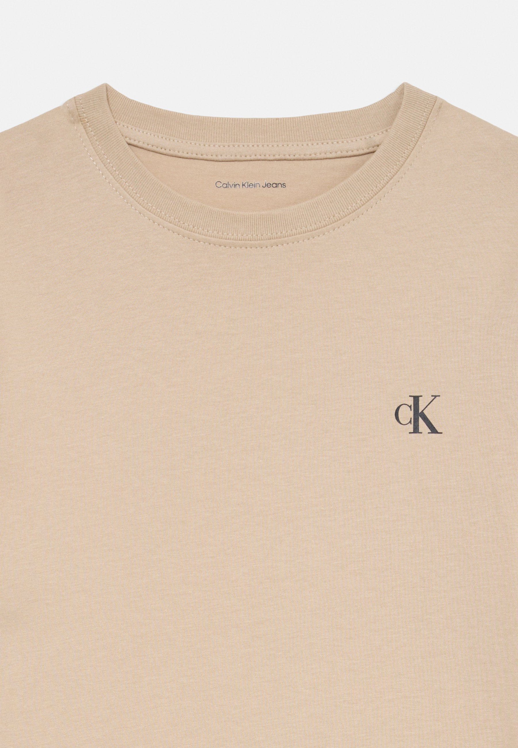 Calvin Klein Jeans MONOGRAM UNISEX 2-PACK - Basic T-shirt - safari/whitecap grijs