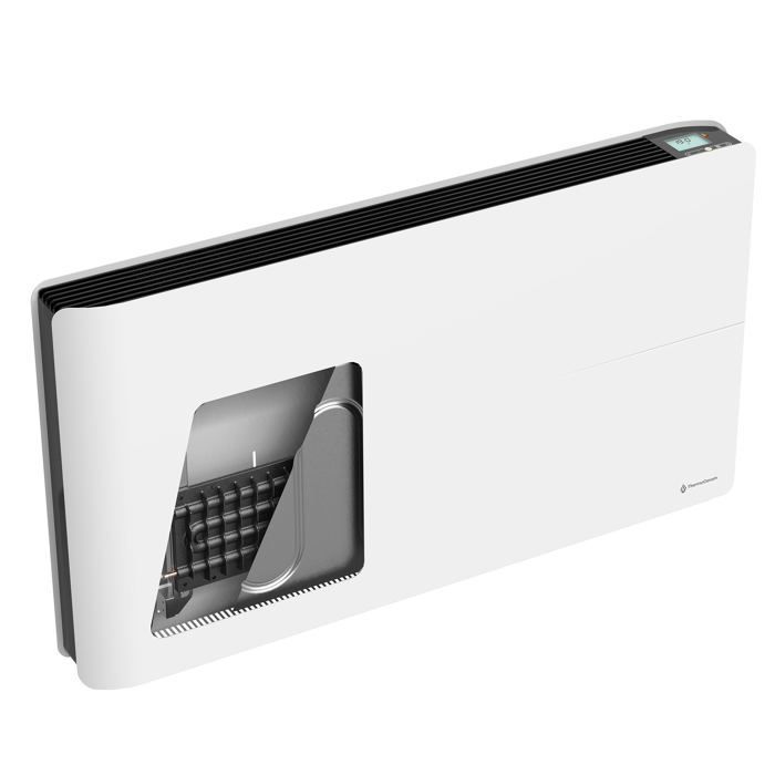 Aansluitbare elektrische radiator - THERMOCERAM - Molia - Gietijzer - 2000W - Wit
