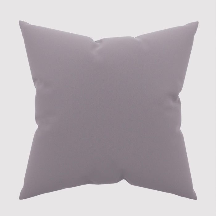 Funda de almohada lisa de 63x63 cm ZZZ gris