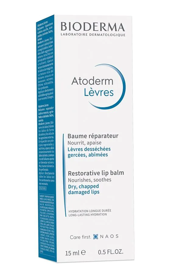 Bioderma Atoderm Lip Balm Odżywczy i regenerujący balsam do ust