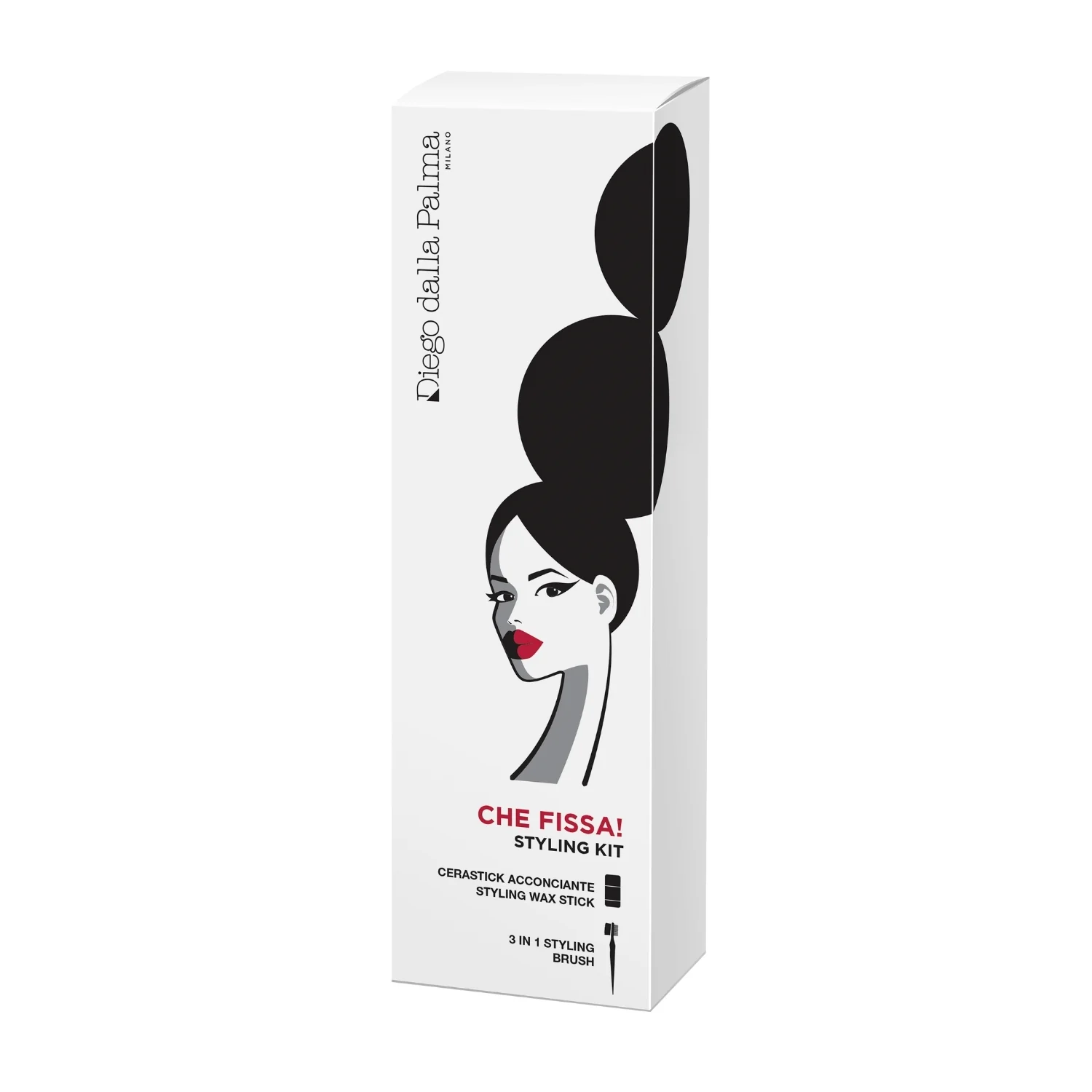 I Capelli CHE FISSA! STYLING KIT: Cerastick Acconciante + 3-In-1 Styling Brush - Cofanetti per Capelli, Pettini, Cera effetto lucido