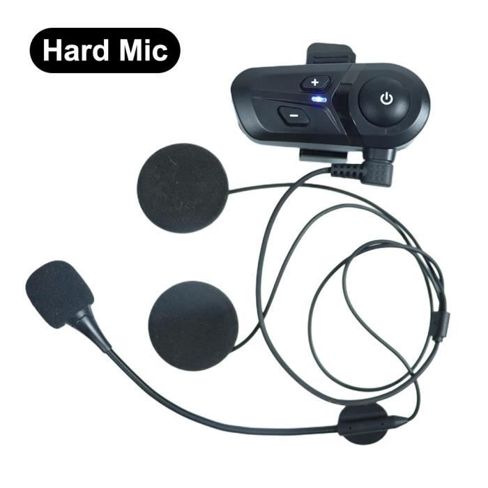Intercom moto - MIOLOE - Bluetooth 5.3 - Autonomie 120H - Étanchéité IPX67 - Universel