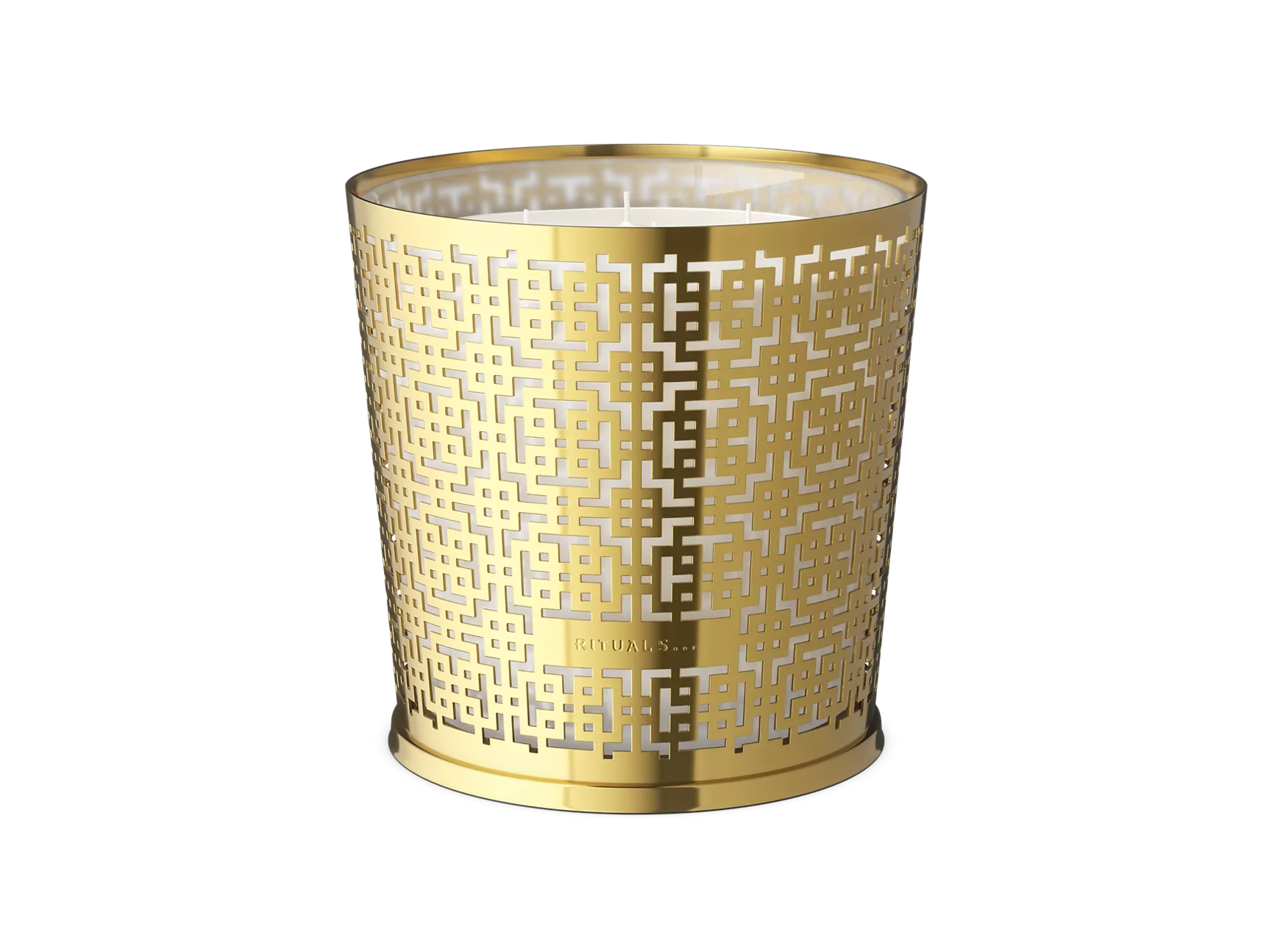 Vela perfumada Oudh grande, colección privada, negra, con funda metálica, velas de lujo con carcasa metálica