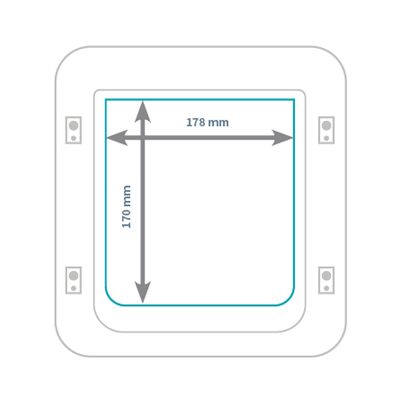 SureFlap kjæledyrdør med mikrochip