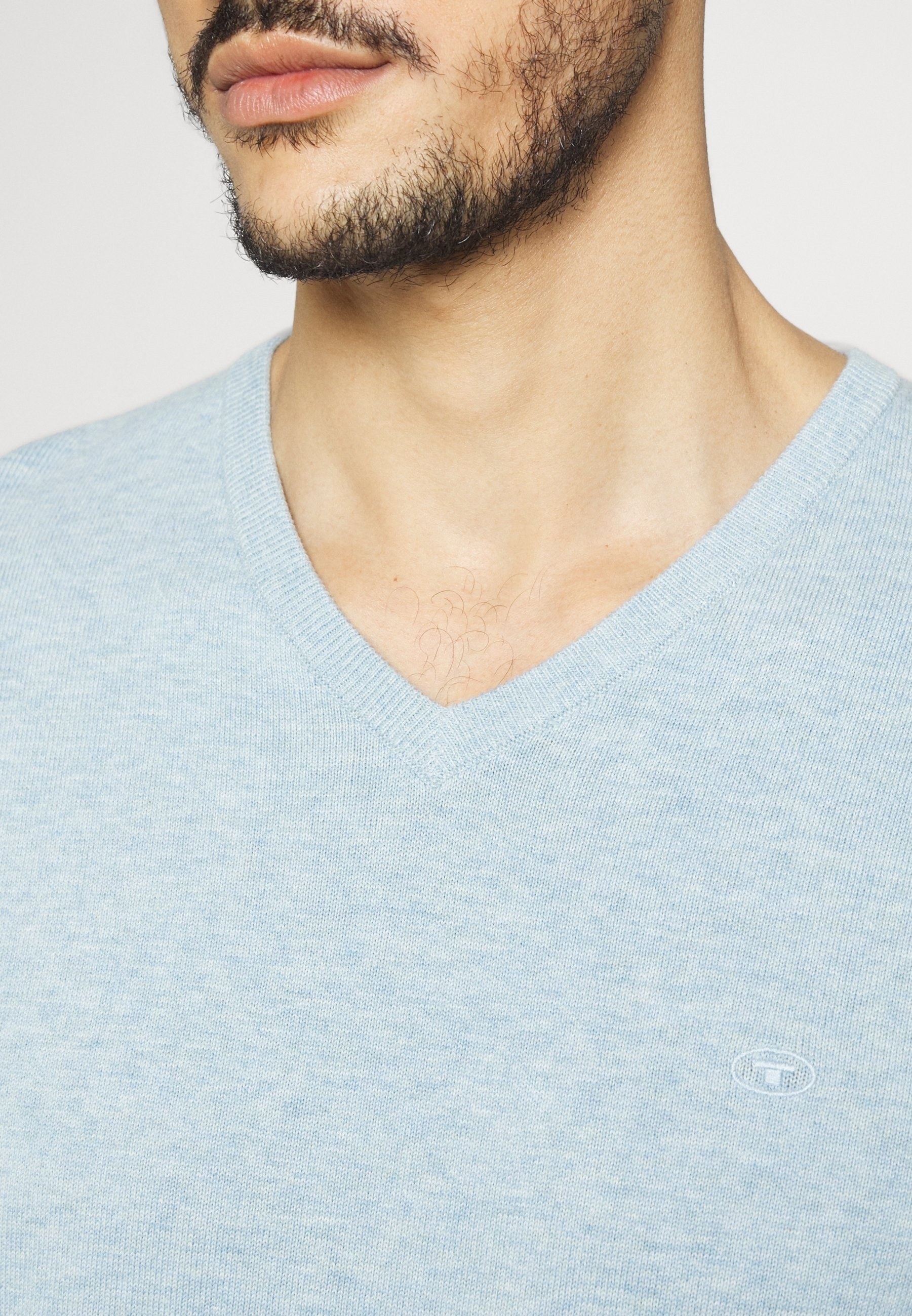 Sweter TOM TAILOR - jasnoniebieski