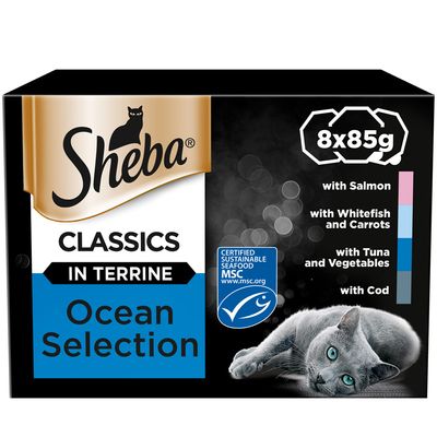 Sheba Classics blandede pakkebakker