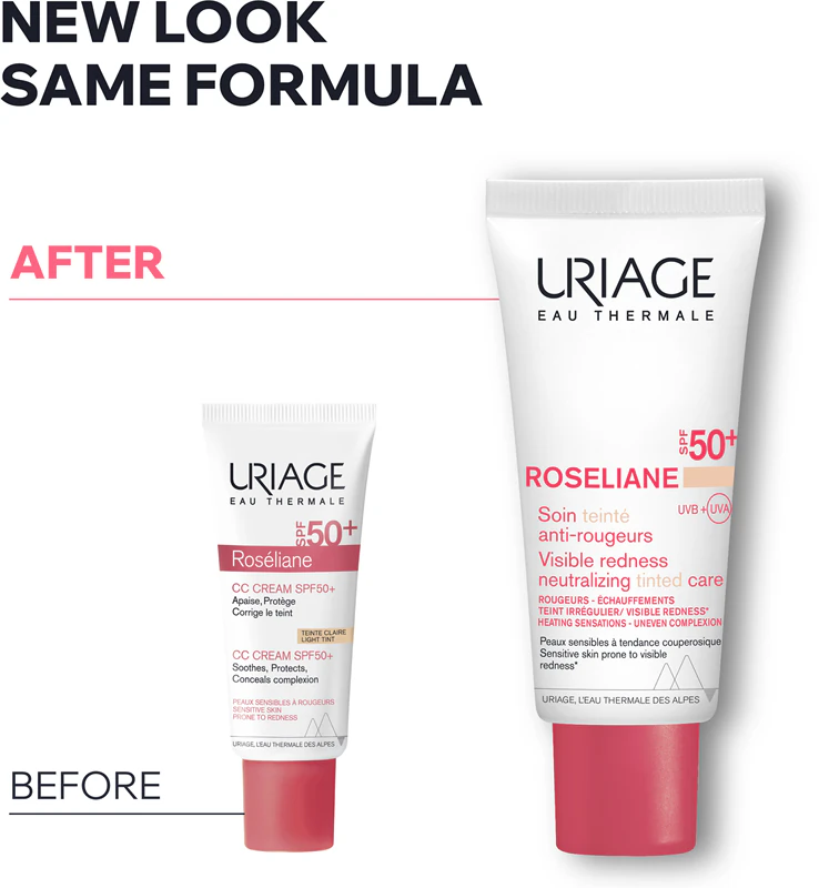 Uriage Roseliane CC Cream SPF 50+ Anti-Rötungs-CC-Creme SPF 50+