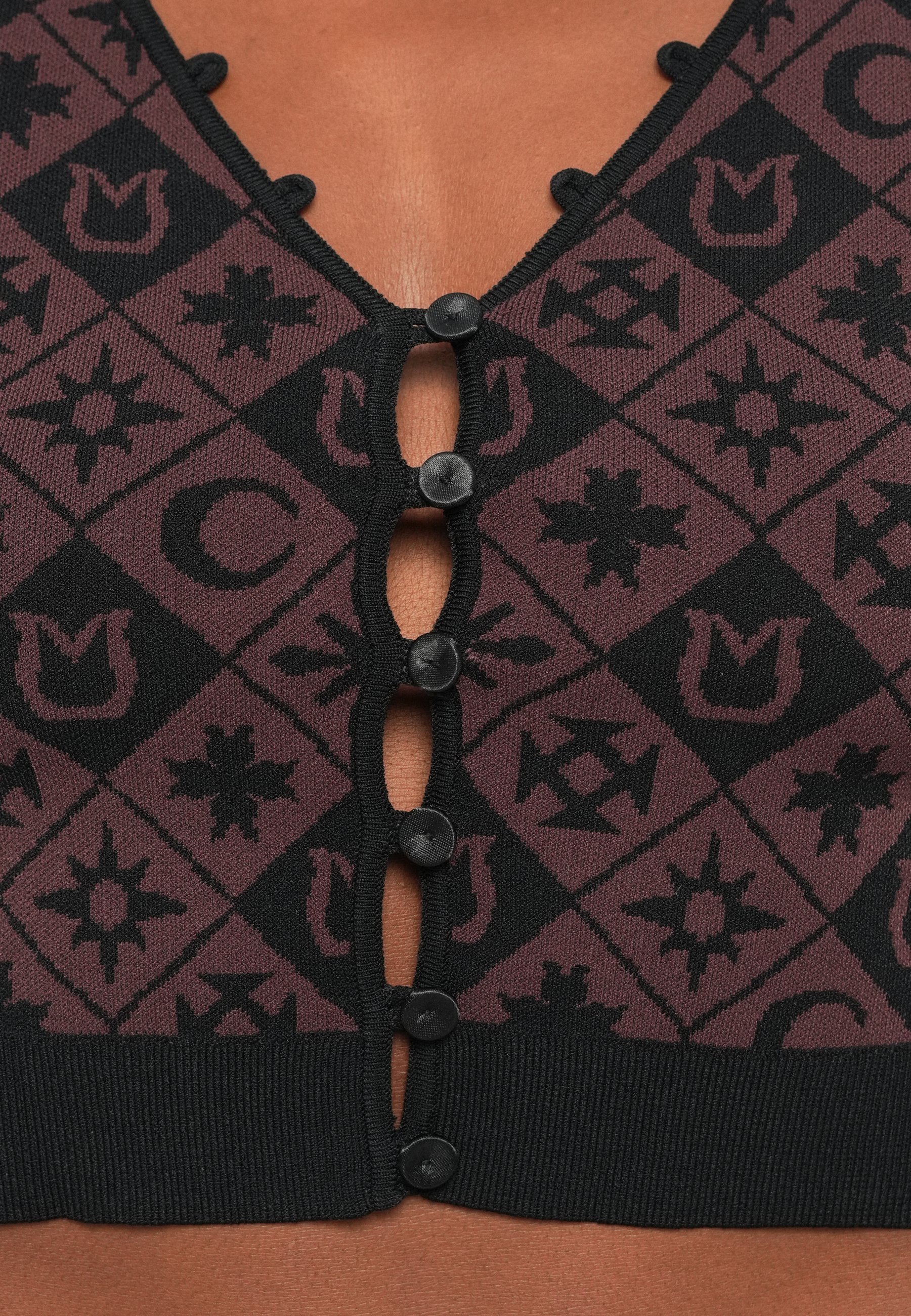 Nanushka DOVIE - Strickjacke - braun