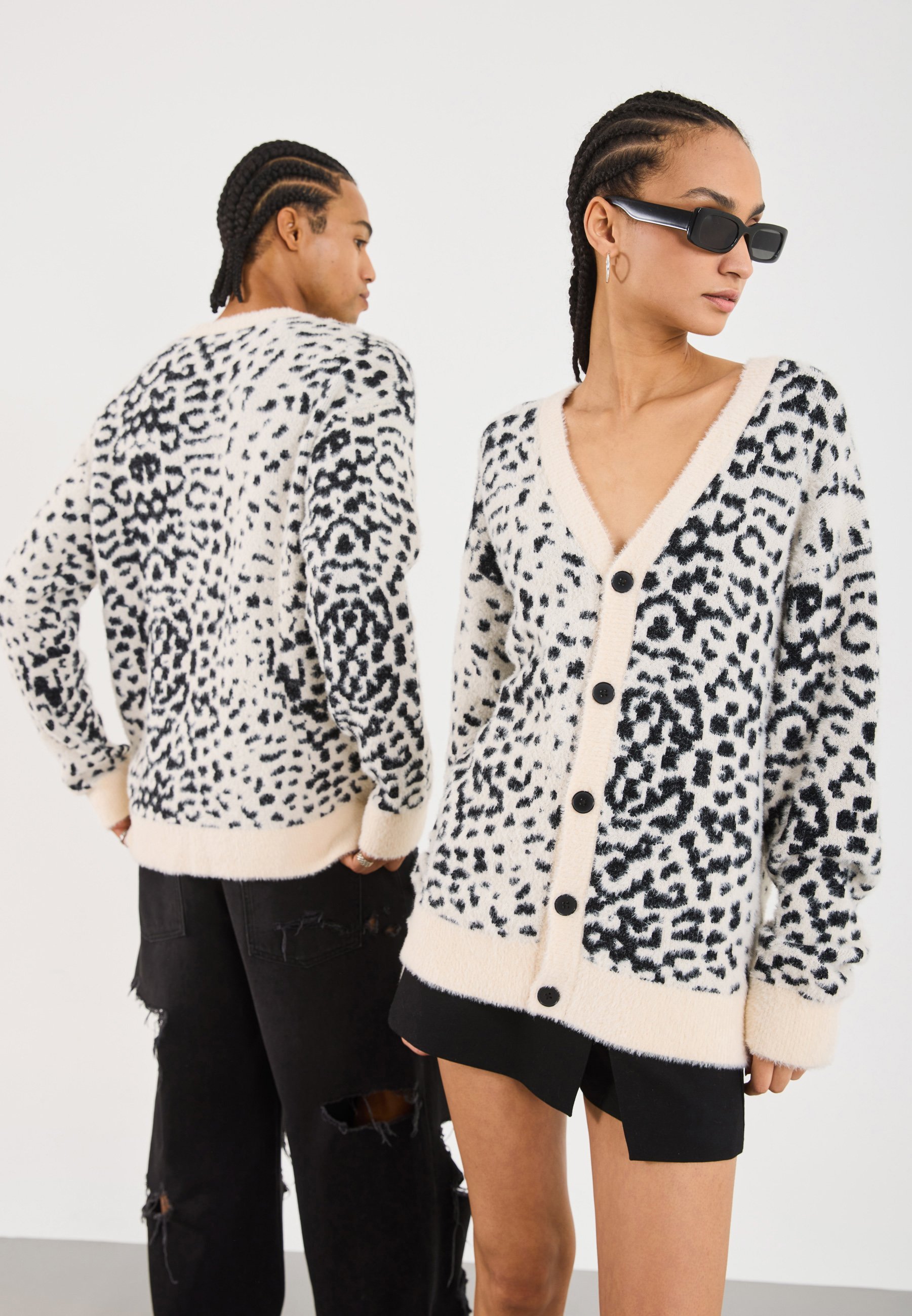 YOURTURN UNISEXE - Gilet - Blanc/Noir